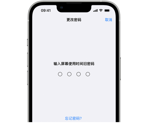 望城iPhone屏幕维修分享iPhone屏幕使用时间密码忘记了怎么办 