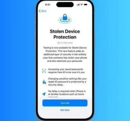 望城苹果授权维修店分享被盗设备保护功能开启方法 
