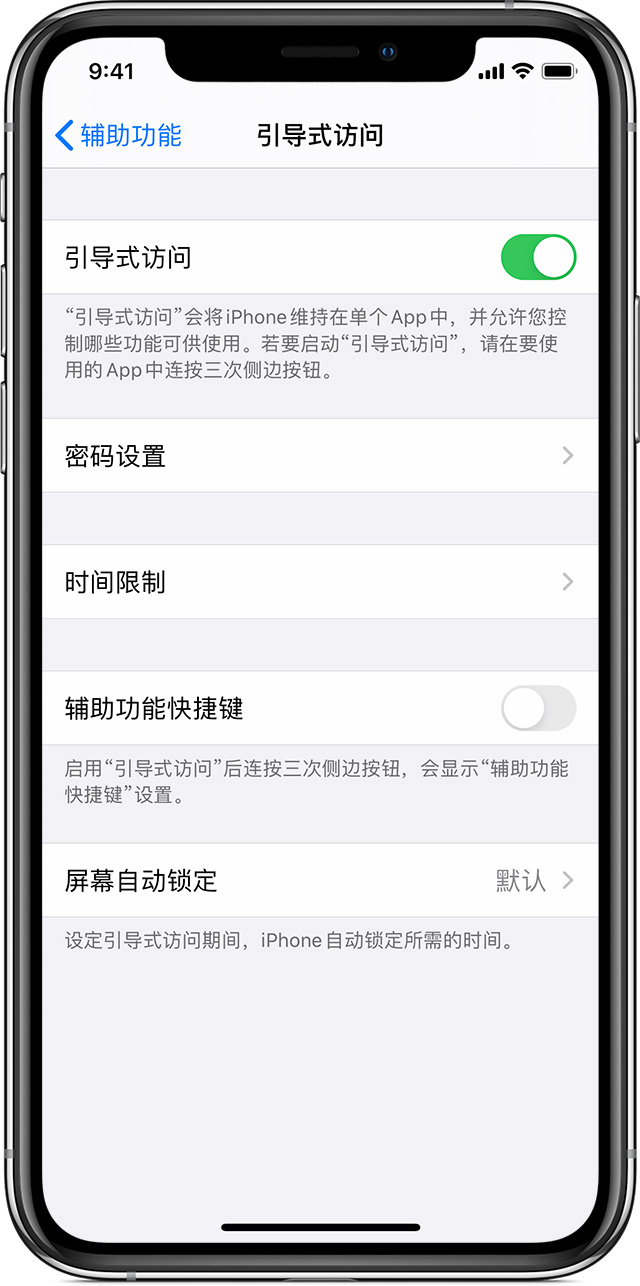 望城苹果手机维修分享如何在 iPhone 上退出引导式访问 