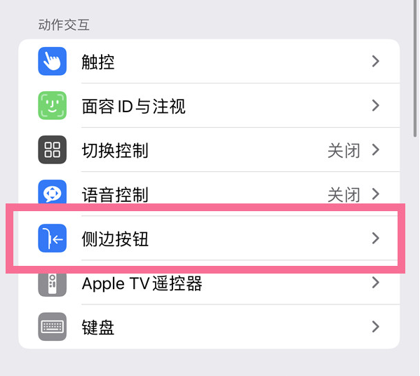 望城苹果14维修店分享iPhone14 Plus侧键双击下载功能关闭方法 